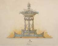 Design of a Table Decoration from the Ceremonial Service of Crown Prince Nikolai Alexandrovich JROQL - Hermitage